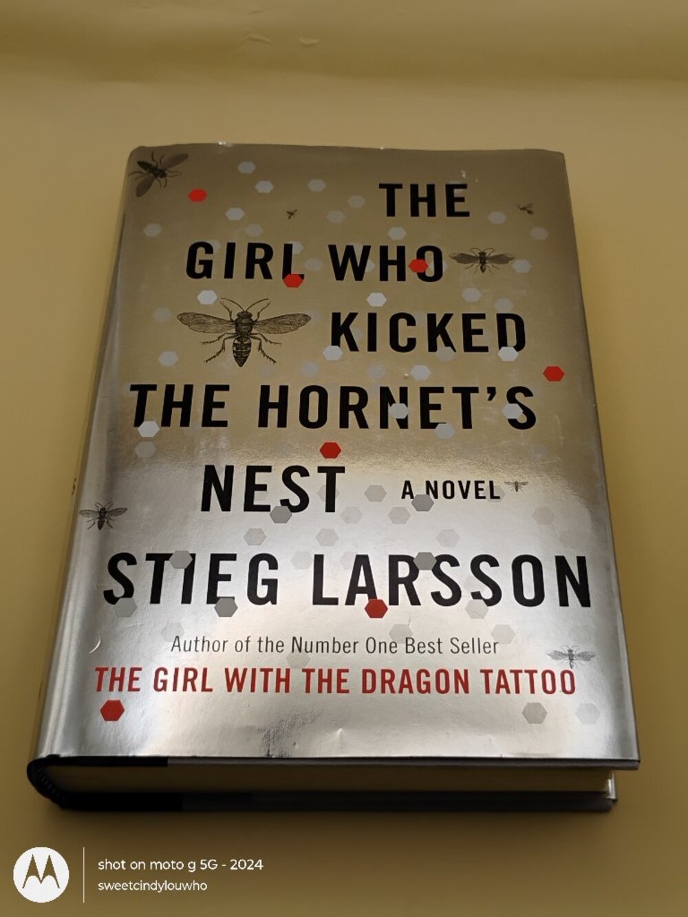The Girl Who Kicked the Hornet's Nest by Stieg Larsson hardcover dust cover 2010